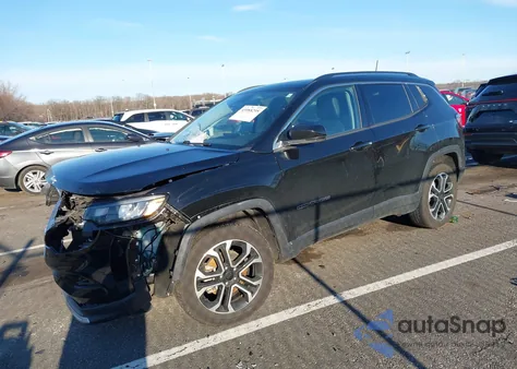 2022 Jeep Compass Limited 4X4 z USA, uszkodzony, nr VIN 3C4NJDCB9NT100731